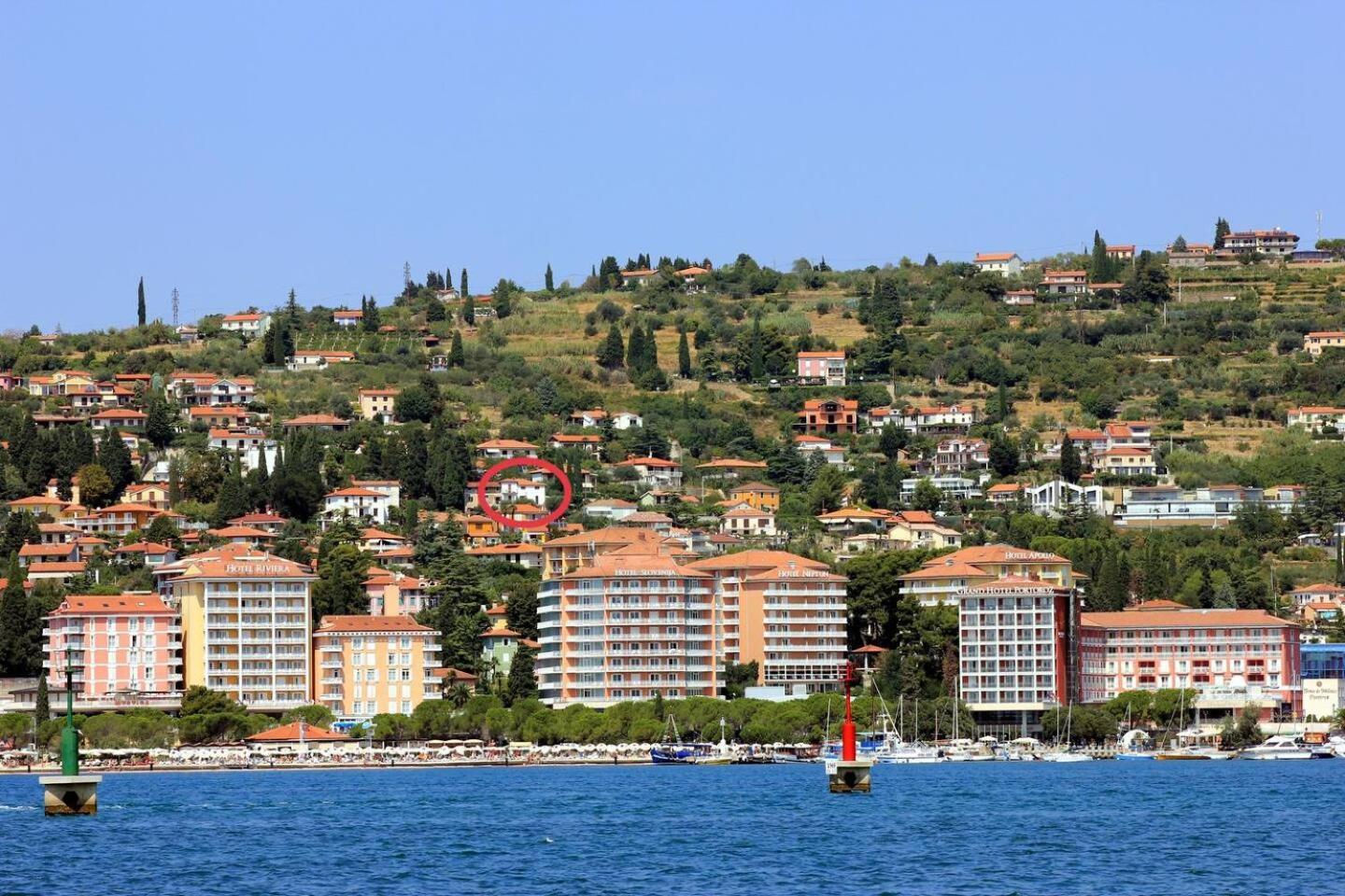 Bazilij Seaview Leilighet Portorož Eksteriør bilde